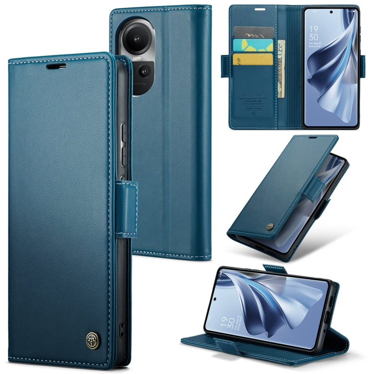 CaseMe 023 Butterfly Buckle Litchi Texture RFID Anti-theft Leather Phone Case, For OPPO Reno10 5G Global／Reno10 Pro Global, For OPPO Reno8 T 4G, For OPPO A57 4G Global/A57s 4G Global, For OPPO A77 4G Global / A57e 4G, For OPPO A78 4G, For OPPO A77s����...
