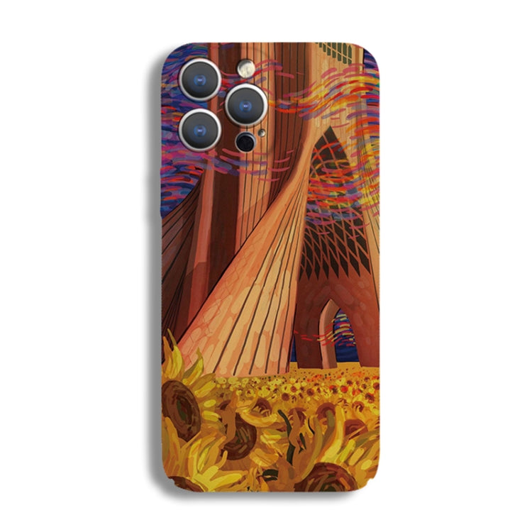 Precise Hole Oil Painting Pattern PC Phone Case, For iPhone X / XS, For iPhone XR, For iPhone XS Max, For iPhone 8 Plus / 7 Plus