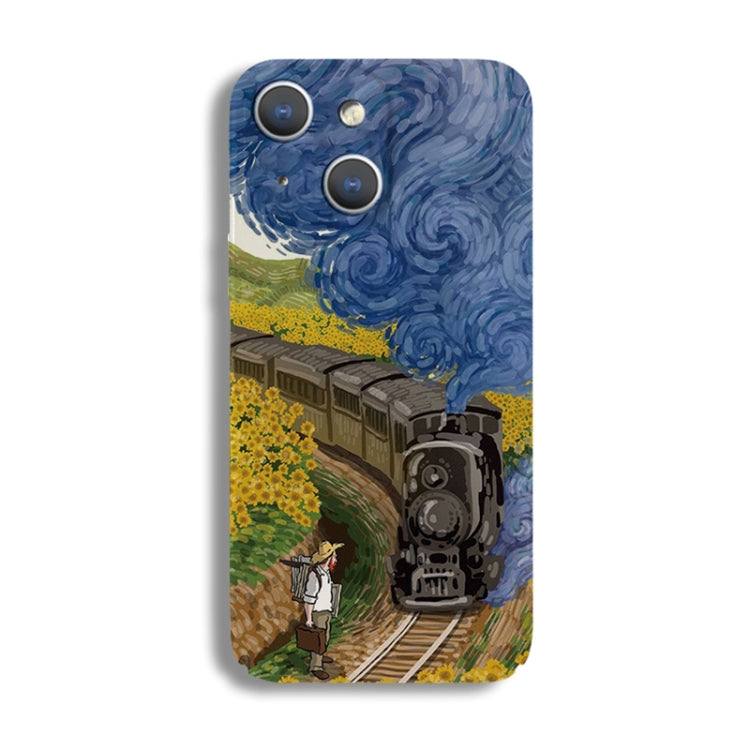 Precise Hole Oil Painting Pattern PC Phone Case, For iPhone 15 Pro Max, For iPhone 15 Pro, For iPhone 15 Plus, For iPhone 15, For iPhone 14 Plus, For iPhone 14, For iPhone 14 Pro, For iPhone 14 Pro Max, For iPhone SE 2022 / 2020 / 8 / 7����������������...