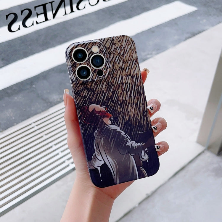 Precise Hole Oil Painting Pattern PC Phone Case, For iPhone 14, For iPhone 14 Plus, For iPhone 14 Pro, For iPhone 14 Pro Max, For iPhone 13 mini, For iPhone 13, For iPhone 13 Pro, For iPhone 13 Pro Max, For iPhone 12 mini, For iPhone 12, For iPhone 12 ...