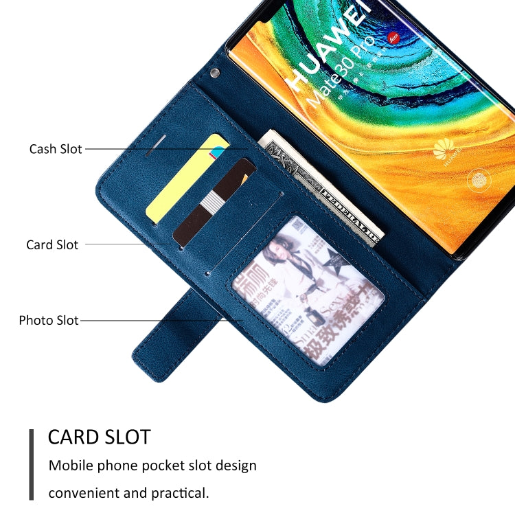 Skin Feel Splicing Horizontal Flip Leather Case with Holder & Card Slots & Wallet & Photo Frame, For Huawei Mate 30 Pro, For Huawei P30 Lite, For Huawei P40
