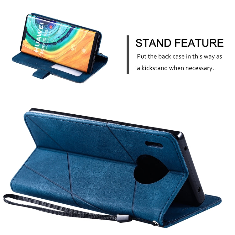 Skin Feel Splicing Horizontal Flip Leather Case with Holder & Card Slots & Wallet & Photo Frame, For Huawei Mate 30 Pro, For Huawei P30 Lite, For Huawei P40