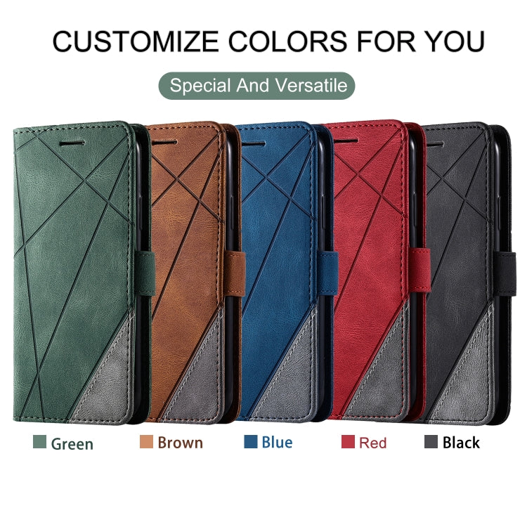 Skin Feel Splicing Horizontal Flip Leather Case with Holder & Card Slots & Wallet & Photo Frame, For Huawei Mate 30 Pro, For Huawei P30 Lite, For Huawei P40