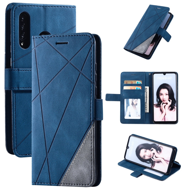 Skin Feel Splicing Horizontal Flip Leather Case with Holder & Card Slots & Wallet & Photo Frame, For Huawei Mate 30 Pro, For Huawei P30 Lite, For Huawei P40