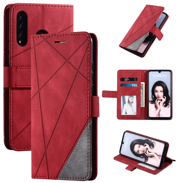 Skin Feel Splicing Horizontal Flip Leather Case with Holder & Card Slots & Wallet & Photo Frame, For Huawei Mate 30 Pro, For Huawei P30 Lite, For Huawei P40