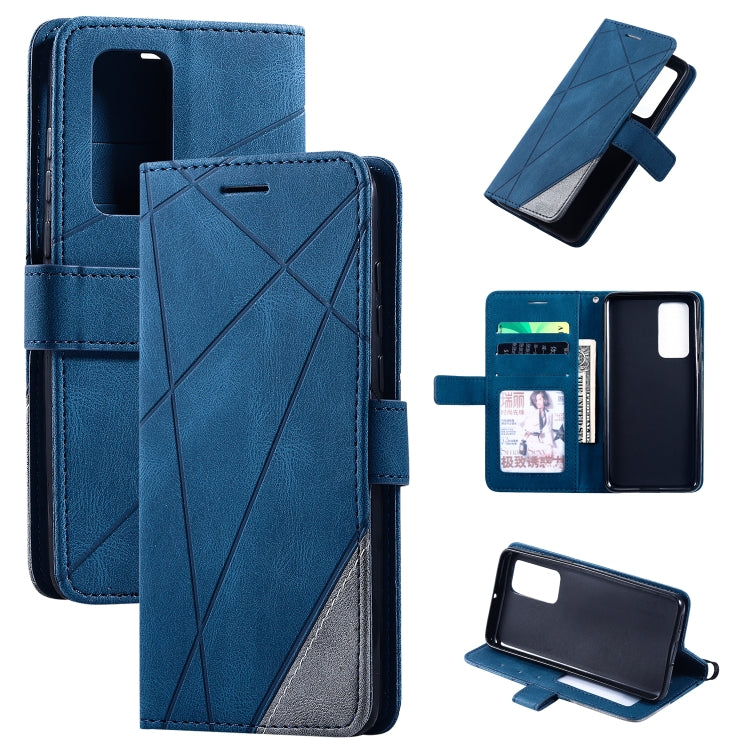 Skin Feel Splicing Horizontal Flip Leather Case with Holder & Card Slots & Wallet & Photo Frame, For Huawei Mate 30 Pro, For Huawei P30 Lite, For Huawei P40
