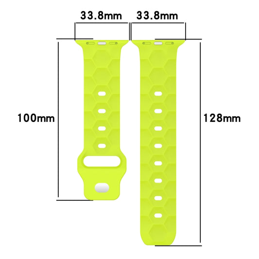 Football Texture Silicone Watch Band