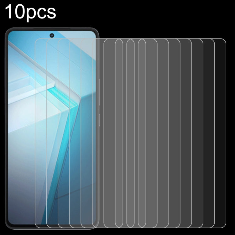 10pcs 0.26mm 9H 2.5D Tempered Glass Film, For vivo Y19 5G, For vivo X200s, For vivo T4, For vivo iQOO Z10, For vivo Y300t / iQOO Z10x, For vivo V50 / V50e, For vivo V50 Lite 4G, For vivo Y300i, For vivo Y39 5G, For vivo V50 Lite 5G, For vivo T4x�������...