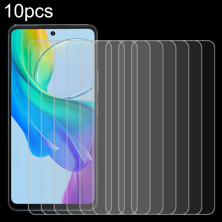 10pcs 0.26mm 9H 2.5D Tempered Glass Film, For vivo Y19 5G, For vivo X200s, For vivo T4, For vivo iQOO Z10, For vivo Y300t / iQOO Z10x, For vivo V50 / V50e, For vivo V50 Lite 4G, For vivo Y300i, For vivo Y39 5G, For vivo V50 Lite 5G, For vivo T4x�������...
