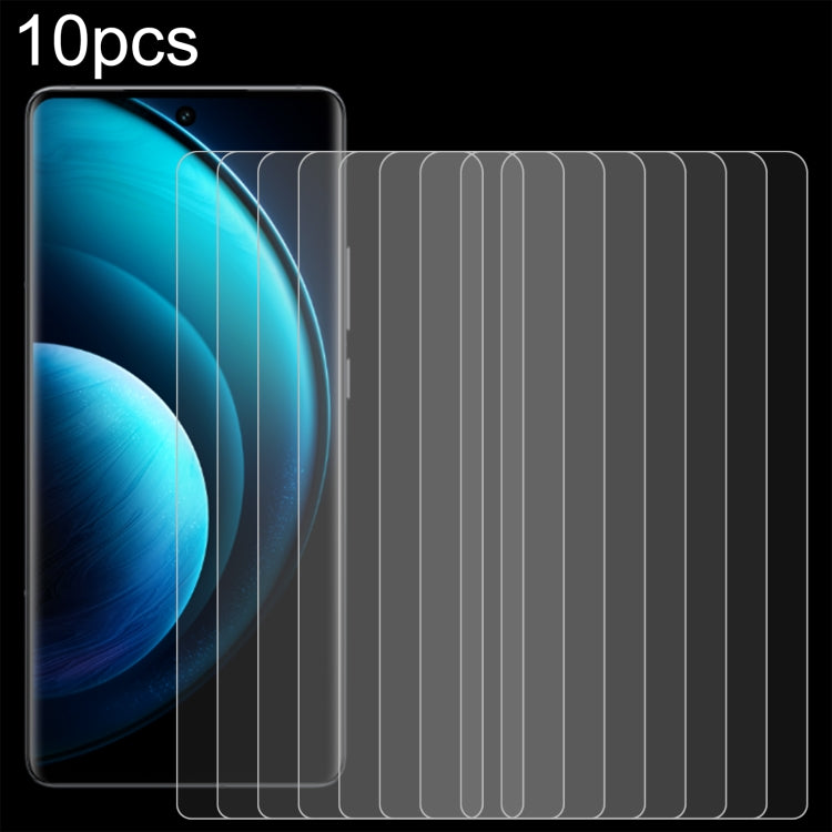 10pcs 0.26mm 9H 2.5D Tempered Glass Film, For vivo Y19 5G, For vivo X200s, For vivo T4, For vivo iQOO Z10, For vivo Y300t / iQOO Z10x, For vivo V50 / V50e, For vivo V50 Lite 4G, For vivo Y300i, For vivo Y39 5G, For vivo V50 Lite 5G, For vivo T4x�������...