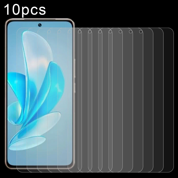 10pcs 0.26mm 9H 2.5D Tempered Glass Film, For vivo Y19 5G, For vivo X200s, For vivo T4, For vivo iQOO Z10, For vivo Y300t / iQOO Z10x, For vivo V50 / V50e, For vivo V50 Lite 4G, For vivo Y300i, For vivo Y39 5G, For vivo V50 Lite 5G, For vivo T4x�������...