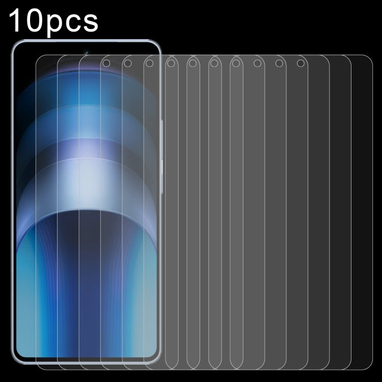10pcs 0.26mm 9H 2.5D Tempered Glass Film, For vivo Y19 5G, For vivo X200s, For vivo T4, For vivo iQOO Z10, For vivo Y300t / iQOO Z10x, For vivo V50 / V50e, For vivo V50 Lite 4G, For vivo Y300i, For vivo Y39 5G, For vivo V50 Lite 5G, For vivo T4x�������...