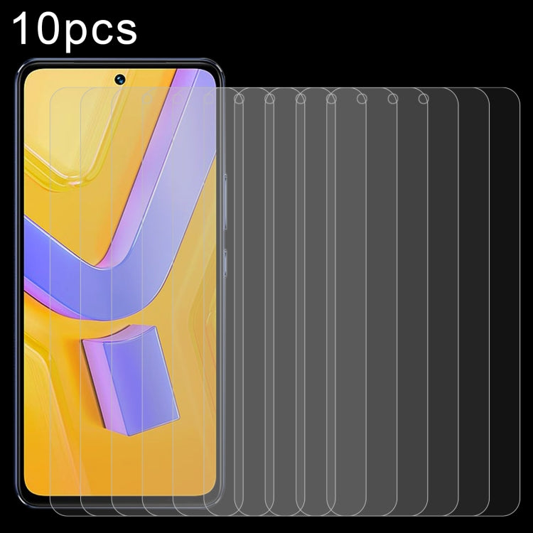 10pcs 0.26mm 9H 2.5D Tempered Glass Film, For vivo Y19 5G, For vivo X200s, For vivo T4, For vivo iQOO Z10, For vivo Y300t / iQOO Z10x, For vivo V50 / V50e, For vivo V50 Lite 4G, For vivo Y300i, For vivo Y39 5G, For vivo V50 Lite 5G, For vivo T4x�������...