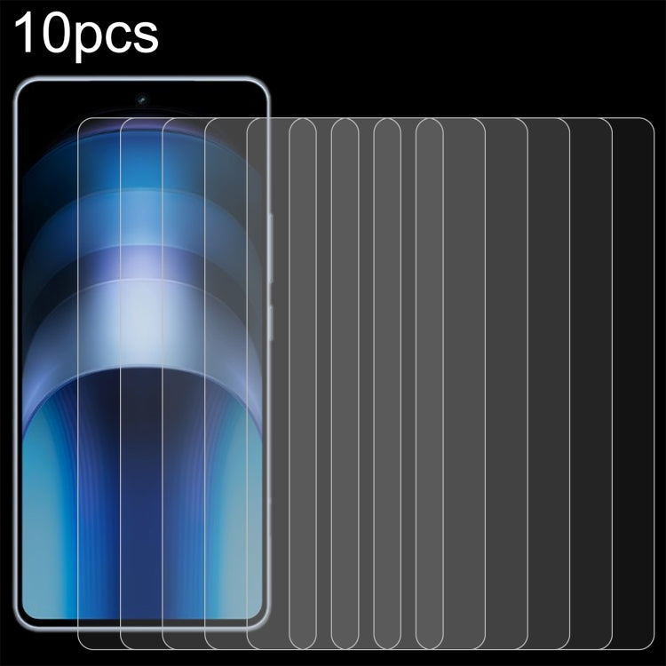 10pcs 0.26mm 9H 2.5D Tempered Glass Film, For vivo Y19 5G, For vivo X200s, For vivo T4, For vivo iQOO Z10, For vivo Y300t / iQOO Z10x, For vivo V50 / V50e, For vivo V50 Lite 4G, For vivo Y300i, For vivo Y39 5G, For vivo V50 Lite 5G, For vivo T4x�������...