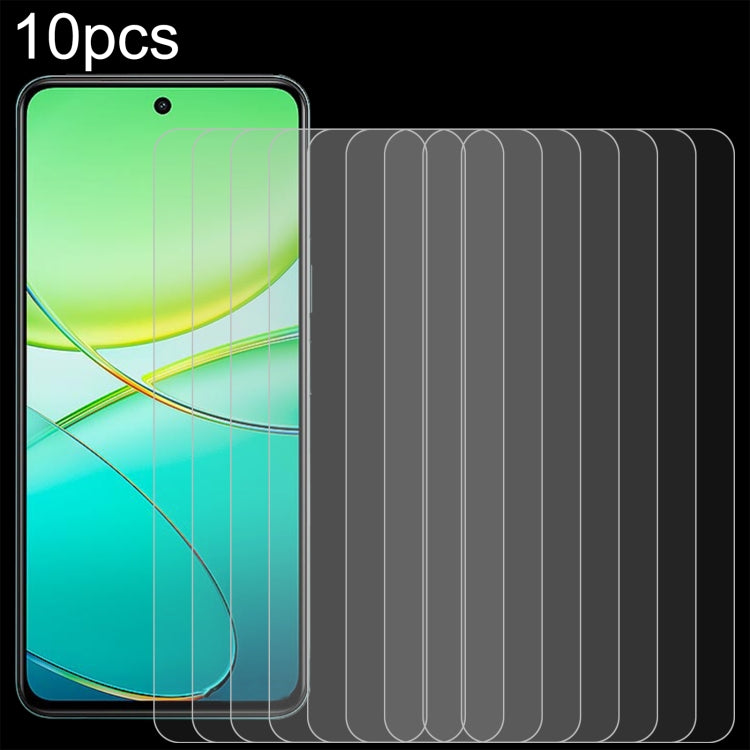 10pcs 0.26mm 9H 2.5D Tempered Glass Film, For vivo Y19 5G, For vivo X200s, For vivo T4, For vivo iQOO Z10, For vivo Y300t / iQOO Z10x, For vivo V50 / V50e, For vivo V50 Lite 4G, For vivo Y300i, For vivo Y39 5G, For vivo V50 Lite 5G, For vivo T4x�������...