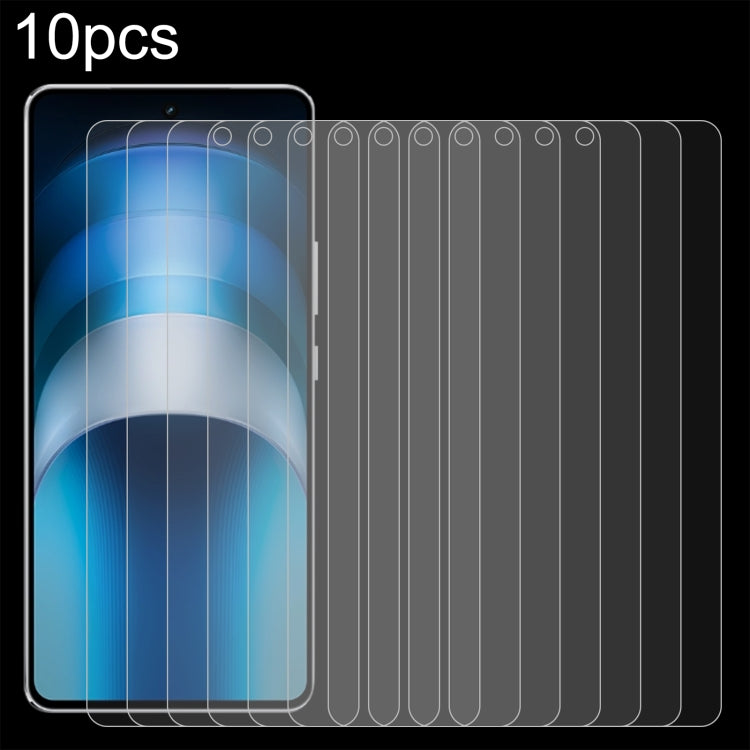 10pcs 0.26mm 9H 2.5D Tempered Glass Film, For vivo Y19 5G, For vivo X200s, For vivo T4, For vivo iQOO Z10, For vivo Y300t / iQOO Z10x, For vivo V50 / V50e, For vivo V50 Lite 4G, For vivo Y300i, For vivo Y39 5G, For vivo V50 Lite 5G, For vivo T4x�������...