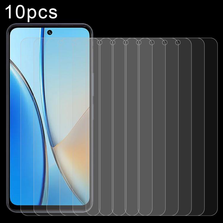10pcs 0.26mm 9H 2.5D Tempered Glass Film, For vivo Y19 5G, For vivo X200s, For vivo T4, For vivo iQOO Z10, For vivo Y300t / iQOO Z10x, For vivo V50 / V50e, For vivo V50 Lite 4G, For vivo Y300i, For vivo Y39 5G, For vivo V50 Lite 5G, For vivo T4x�������...