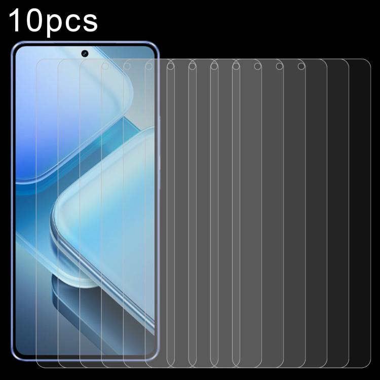 10pcs 0.26mm 9H 2.5D Tempered Glass Film, For vivo Y19 5G, For vivo X200s, For vivo T4, For vivo iQOO Z10, For vivo Y300t / iQOO Z10x, For vivo V50 / V50e, For vivo V50 Lite 4G, For vivo Y300i, For vivo Y39 5G, For vivo V50 Lite 5G, For vivo T4x�������...
