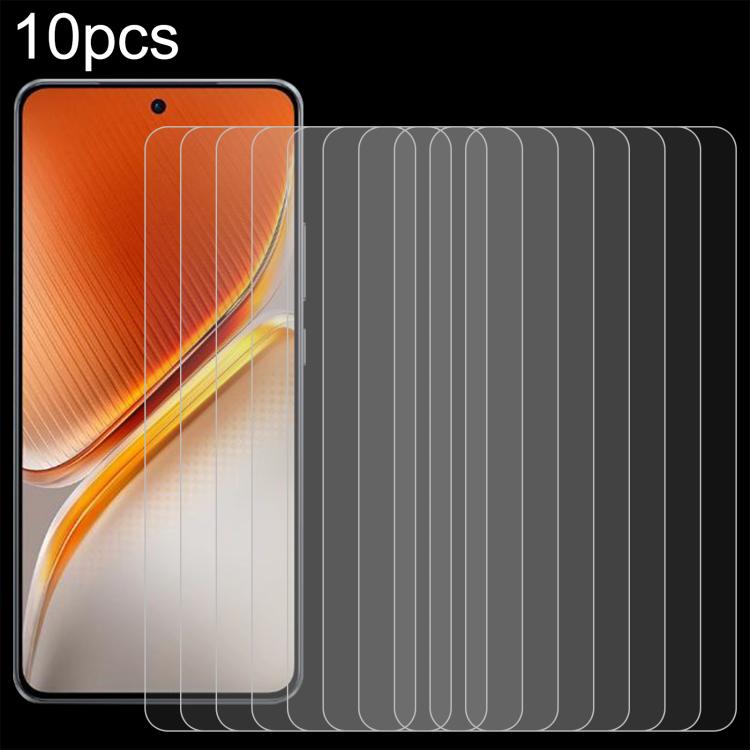 10pcs 0.26mm 9H 2.5D Tempered Glass Film, For vivo Y19 5G, For vivo X200s, For vivo T4, For vivo iQOO Z10, For vivo Y300t / iQOO Z10x, For vivo V50 / V50e, For vivo V50 Lite 4G, For vivo Y300i, For vivo Y39 5G, For vivo V50 Lite 5G, For vivo T4x�������...