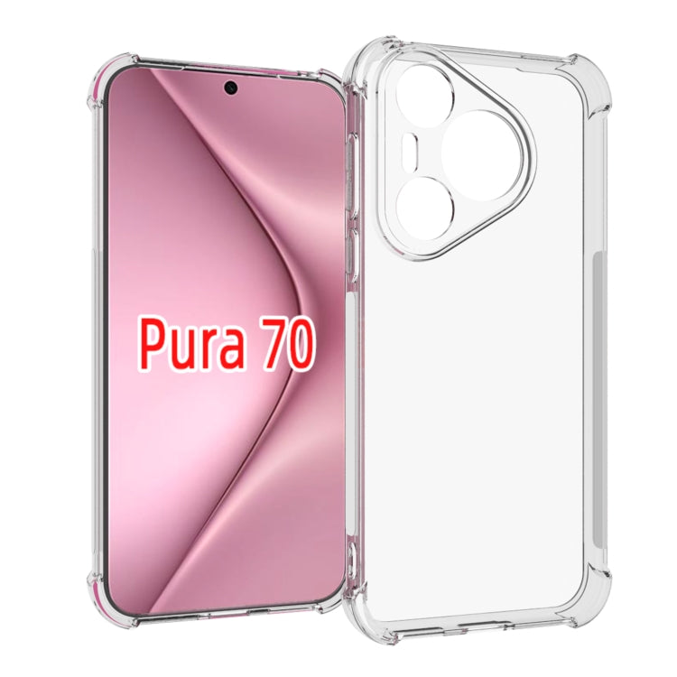 Shockproof Non-slip Thickening TPU Phone Case, For Huawei Enjoy 70X / Maimang 30, For Huawei Mate 70, For Huawei nova 13 Pro, For Huawei Pura 70 Pro / 70 Pro+, For Huawei nova 12i, For Huawei Pura 70, For Huawei Mate 60 Pro+����������������������������...