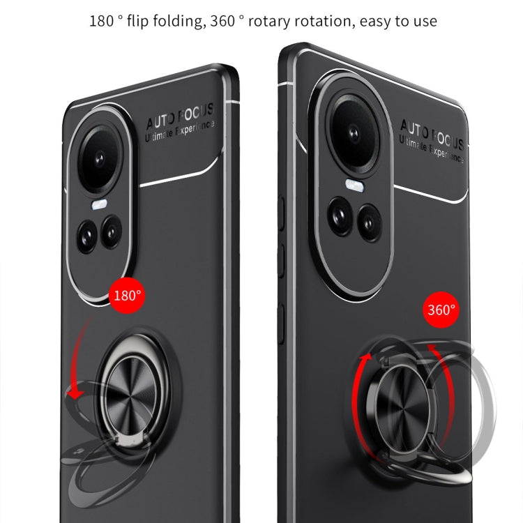 Metal Ring Holder TPU Phone Case, For OPPO Reno10 / 10 Pro Global