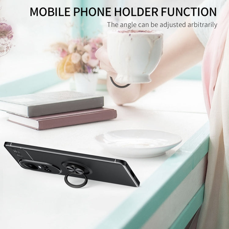 Metal Ring Holder TPU Phone Case, For OPPO Reno10 / 10 Pro Global