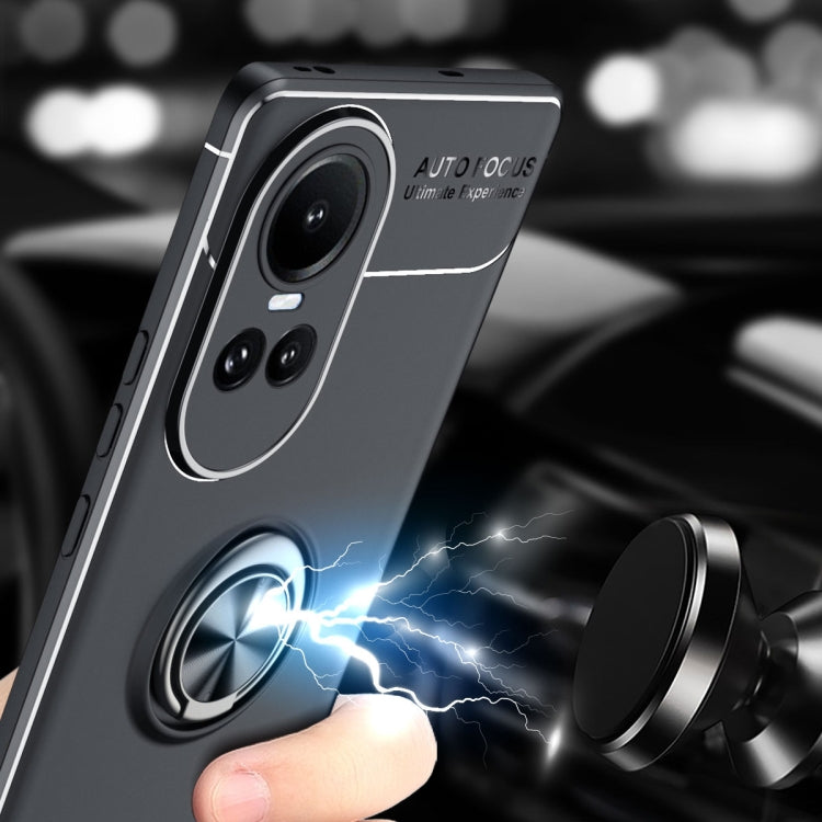 Metal Ring Holder TPU Phone Case, For OPPO Reno10 / 10 Pro Global