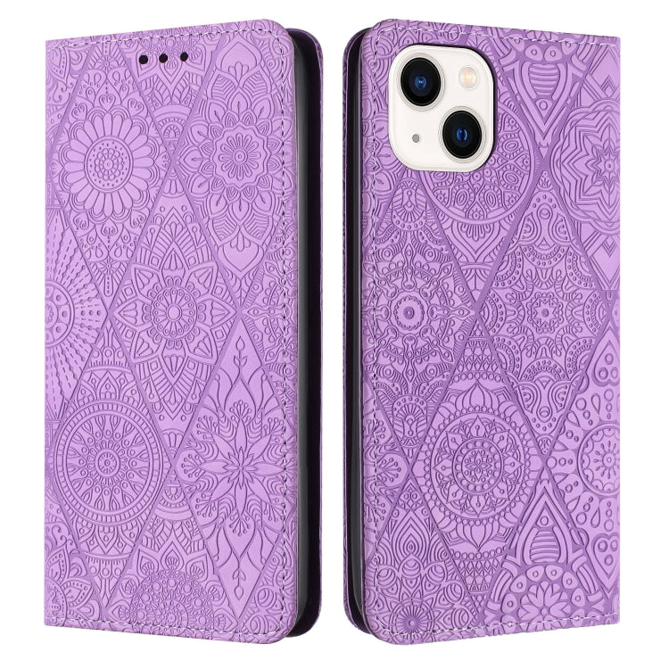 Ethnic Embossed Adsorption Leather Phone Case, For iPhone 14, For iPhone 14 Plus, For iPhone 14 Pro, For iPhone 14 Pro Max, For iPhone 13, For iPhone 13 Pro, For iPhone 13 Pro Max, For iPhone 12 / 12 Pro, For iPhone 12 Pro Max, For iPhone 11�����������...