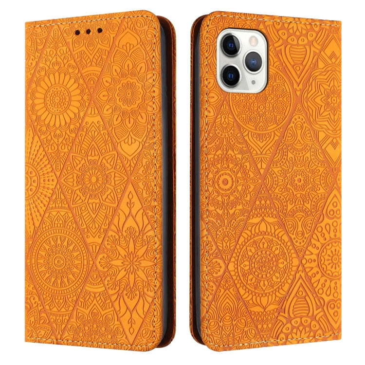 Ethnic Embossed Adsorption Leather Phone Case, For iPhone 14, For iPhone 14 Plus, For iPhone 14 Pro, For iPhone 14 Pro Max, For iPhone 13, For iPhone 13 Pro, For iPhone 13 Pro Max, For iPhone 12 / 12 Pro, For iPhone 12 Pro Max, For iPhone 11�����������...
