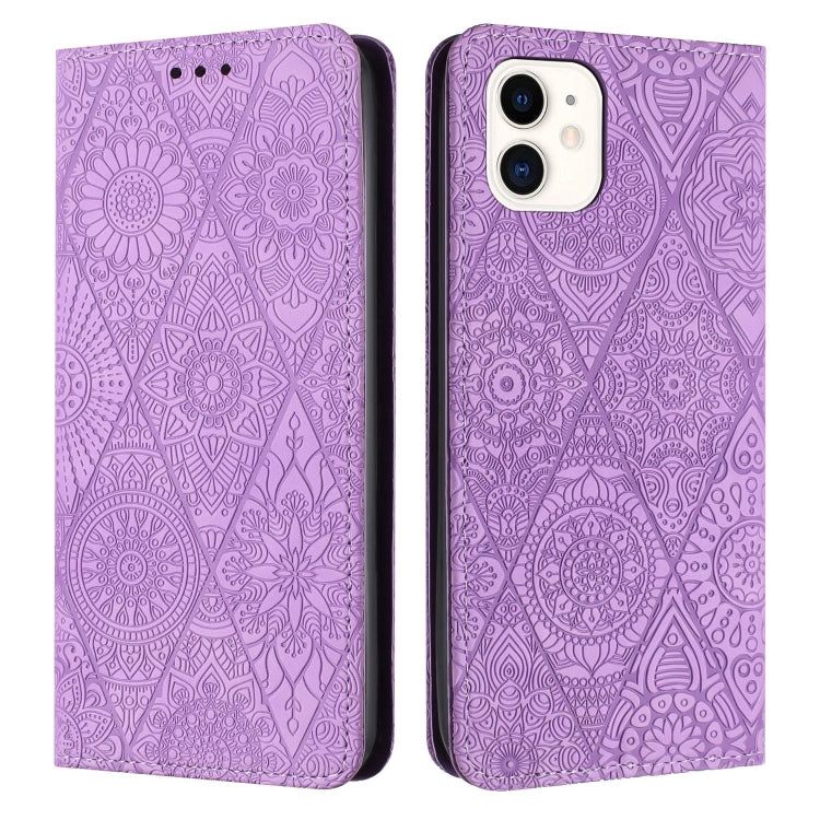 Ethnic Embossed Adsorption Leather Phone Case, For iPhone 14, For iPhone 14 Plus, For iPhone 14 Pro, For iPhone 14 Pro Max, For iPhone 13, For iPhone 13 Pro, For iPhone 13 Pro Max, For iPhone 12 / 12 Pro, For iPhone 12 Pro Max, For iPhone 11�����������...