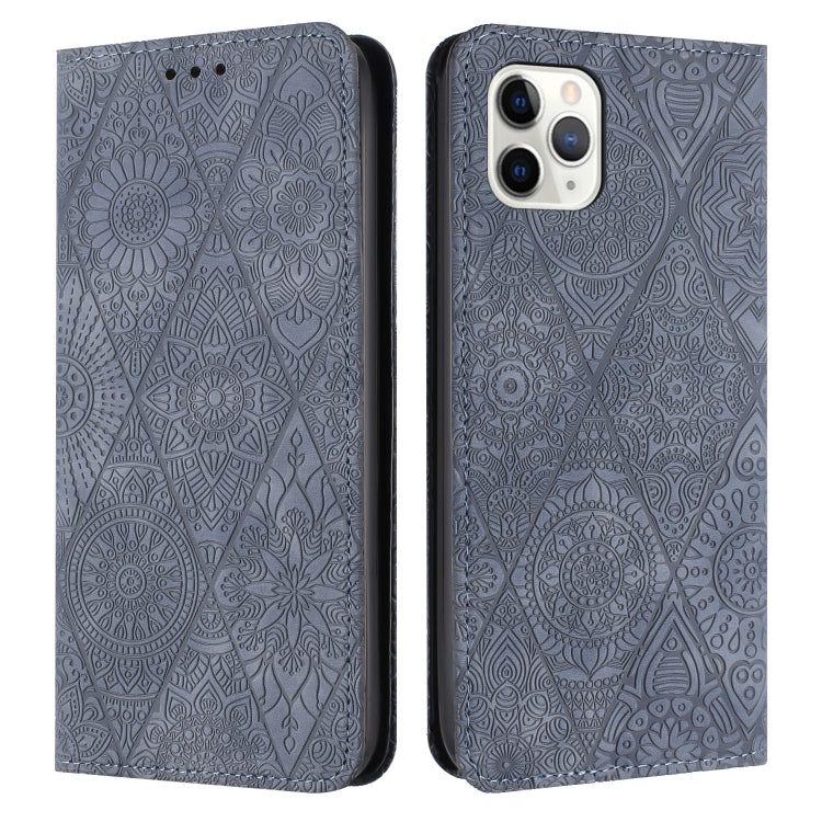 Ethnic Embossed Adsorption Leather Phone Case, For iPhone 14, For iPhone 14 Plus, For iPhone 14 Pro, For iPhone 14 Pro Max, For iPhone 13, For iPhone 13 Pro, For iPhone 13 Pro Max, For iPhone 12 / 12 Pro, For iPhone 12 Pro Max, For iPhone 11�����������...