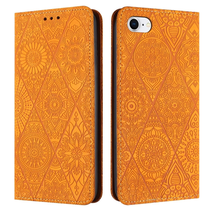 Ethnic Embossed Adsorption Leather Phone Case, For iPhone 14, For iPhone 14 Plus, For iPhone 14 Pro, For iPhone 14 Pro Max, For iPhone 13, For iPhone 13 Pro, For iPhone 13 Pro Max, For iPhone 12 / 12 Pro, For iPhone 12 Pro Max, For iPhone 11�����������...