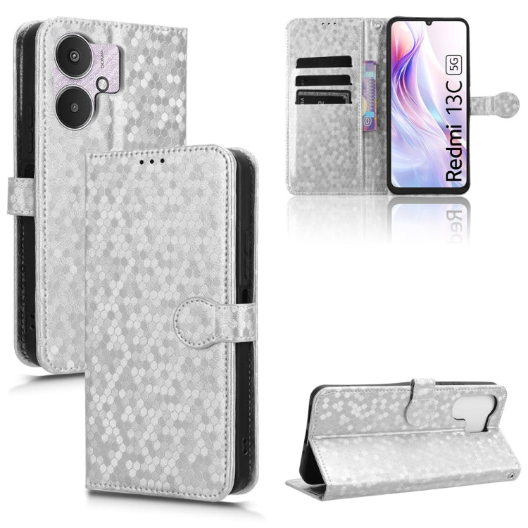 Honeycomb Dot Texture Leather Phone Case