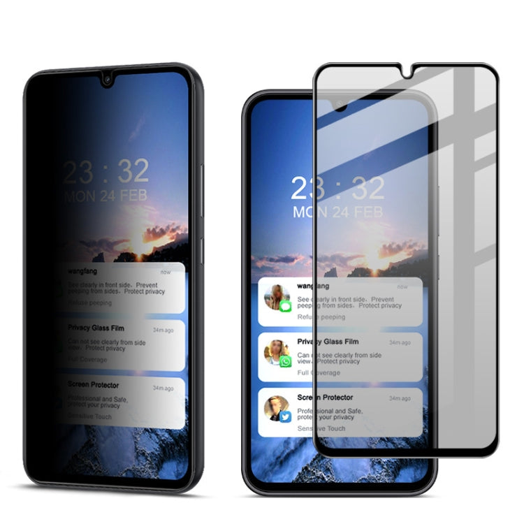 imak HD Full Screen Anti-spy Tempered Glass Protective Film, For Samsung Galaxy A35 5G / A55 5G, For Samsung Galaxy S24 Ultra 5G, For Samsung Galaxy S24+ 5G, For Samsung Galaxy S24 5G, For Samsung Galaxy S23 FE 5G, For Samsung Galaxy A34 5G������������...