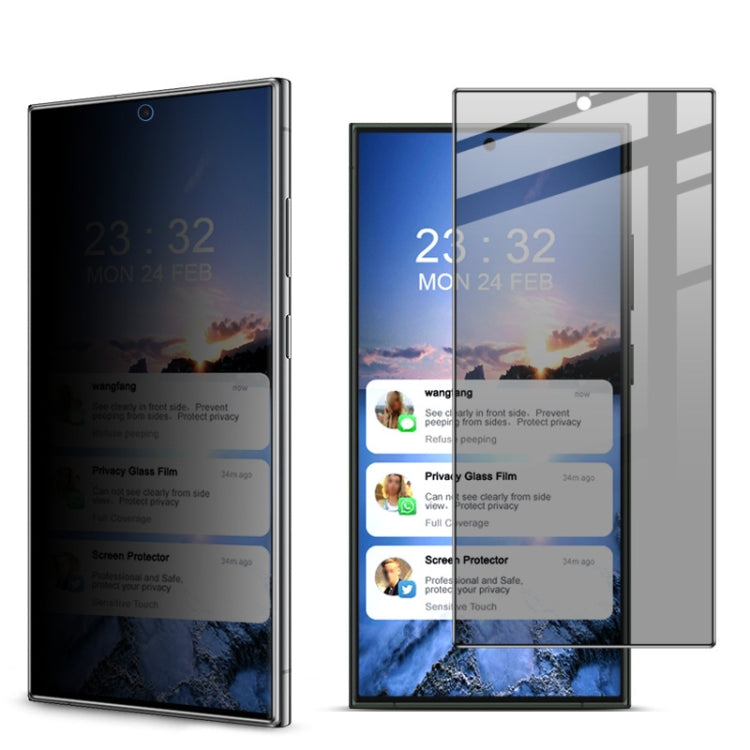 imak HD Full Screen Anti-spy Tempered Glass Protective Film, For Samsung Galaxy A35 5G / A55 5G, For Samsung Galaxy S24 Ultra 5G, For Samsung Galaxy S24+ 5G, For Samsung Galaxy S24 5G, For Samsung Galaxy S23 FE 5G, For Samsung Galaxy A34 5G������������...