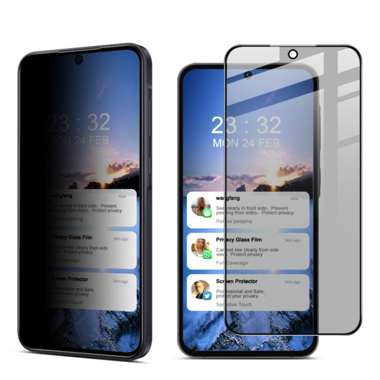 imak HD Full Screen Anti-spy Tempered Glass Protective Film, For Samsung Galaxy A35 5G / A55 5G, For Samsung Galaxy S24 Ultra 5G, For Samsung Galaxy S24+ 5G, For Samsung Galaxy S24 5G, For Samsung Galaxy S23 FE 5G, For Samsung Galaxy A34 5G������������...