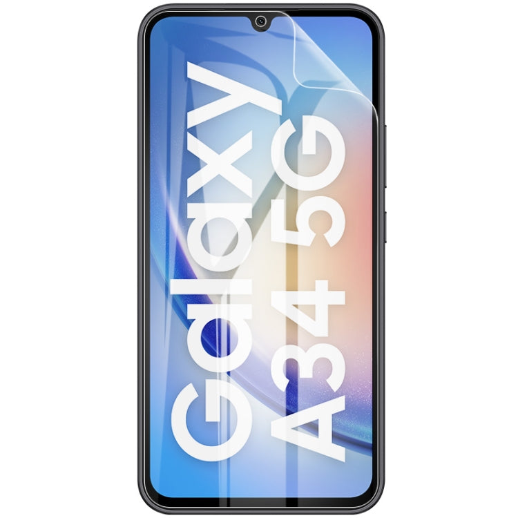 2pcs imak Curved Full Screen Hydrogel Film Protector, For Samsung Galaxy A34 5G, For Samsung Galaxy S23 FE 5G, For Samsung Galaxy S24 Ultra 5G, For Samsung Galaxy A54 5G, For Samsung Galaxy S24+ 5G, For Samsung Galaxy S24 5G