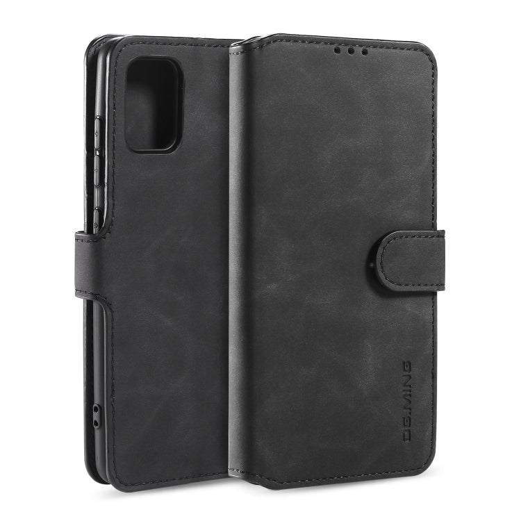 DG.MING Retro Oil Side Horizontal Flip Case with Holder & Card Slots & Wallet, For Samsung Galaxy A21s, For Samsung Galaxy A41 (EU Version), For Samsung Galaxy A51 5G