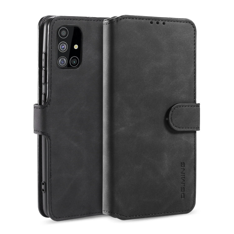 DG.MING Retro Oil Side Horizontal Flip Case with Holder & Card Slots & Wallet, For Samsung Galaxy A21s, For Samsung Galaxy A41 (EU Version), For Samsung Galaxy A51 5G