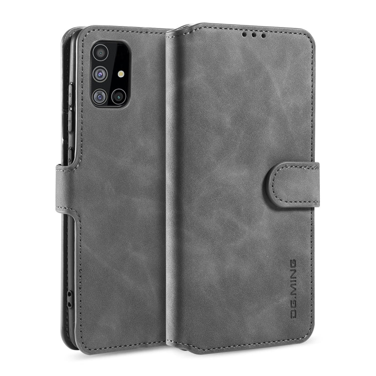DG.MING Retro Oil Side Horizontal Flip Case with Holder & Card Slots & Wallet, For Samsung Galaxy A21s, For Samsung Galaxy A41 (EU Version), For Samsung Galaxy A51 5G