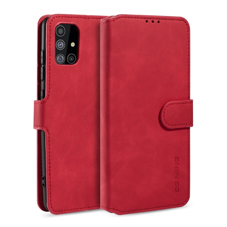 DG.MING Retro Oil Side Horizontal Flip Case with Holder & Card Slots & Wallet, For Samsung Galaxy A21s, For Samsung Galaxy A41 (EU Version), For Samsung Galaxy A51 5G