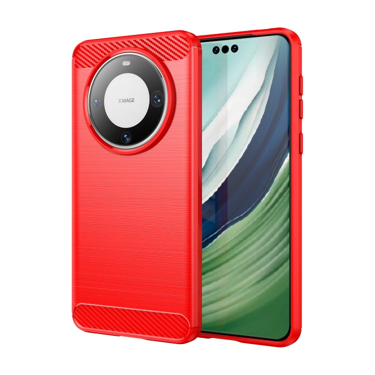 Brushed Texture Carbon Fiber TPU Phone Case, For Huawei Mate 70 Pro / 70 Pro+, For Huawei Mate 70, For Huawei Pura 70 Pro / Pura 70 Pro+, For Huawei Pura 70 Ultra, For Huawei nova Y72, For Huawei nova 12 Ultra, For Huawei Enjoy 70, For Huawei nova 12 P...