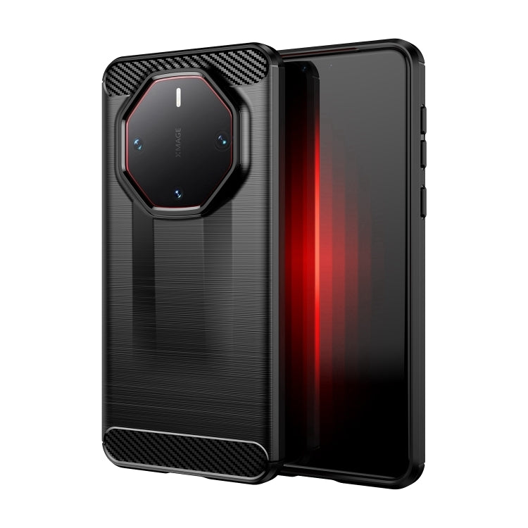 Brushed Texture Carbon Fiber TPU Phone Case, For Huawei Mate 70 Pro / 70 Pro+, For Huawei Mate 70, For Huawei Pura 70 Pro / Pura 70 Pro+, For Huawei Pura 70 Ultra, For Huawei nova Y72, For Huawei nova 12 Ultra, For Huawei Enjoy 70, For Huawei nova 12 P...