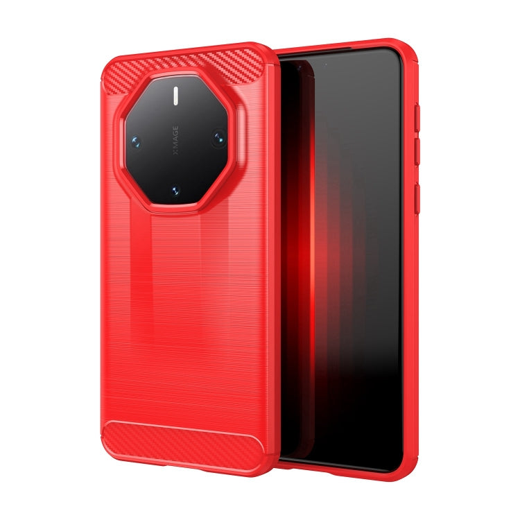 Brushed Texture Carbon Fiber TPU Phone Case, For Huawei Mate 70 Pro / 70 Pro+, For Huawei Mate 70, For Huawei Pura 70 Pro / Pura 70 Pro+, For Huawei Pura 70 Ultra, For Huawei nova Y72, For Huawei nova 12 Ultra, For Huawei Enjoy 70, For Huawei nova 12 P...