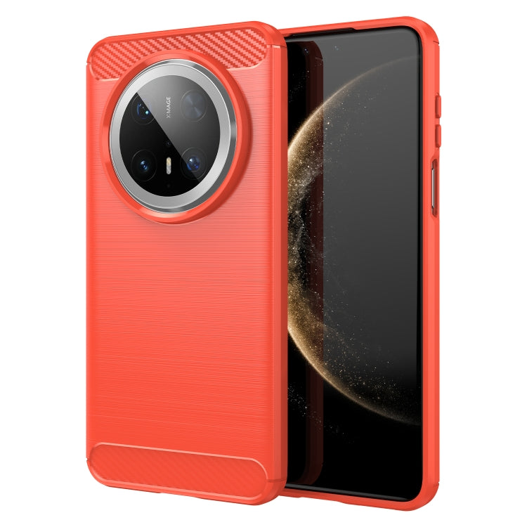 Brushed Texture Carbon Fiber TPU Phone Case, For Huawei Mate 70 Pro / 70 Pro+, For Huawei Mate 70, For Huawei Pura 70 Pro / Pura 70 Pro+, For Huawei Pura 70 Ultra, For Huawei nova Y72, For Huawei nova 12 Ultra, For Huawei Enjoy 70, For Huawei nova 12 P...