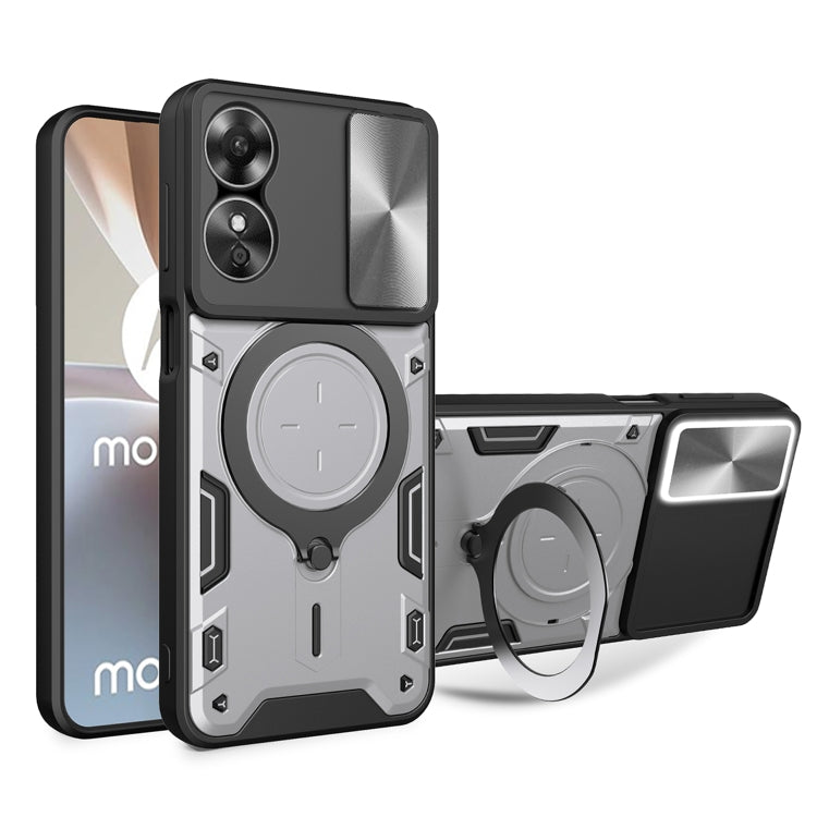 CD Texture Sliding Camshield Magnetic Holder Phone Case, For OPPO A17 4G, For OPPO Reno8 Pro 5G, For OPPO Reno8 5G, For OPPO Reno7 4G / F21 Pro 4G, For OPPO Reno7 5G, For OPPO Reno 6 4G, For OPPO A15 / A15s / A35 2021, For OPPO A53 4G������������������...