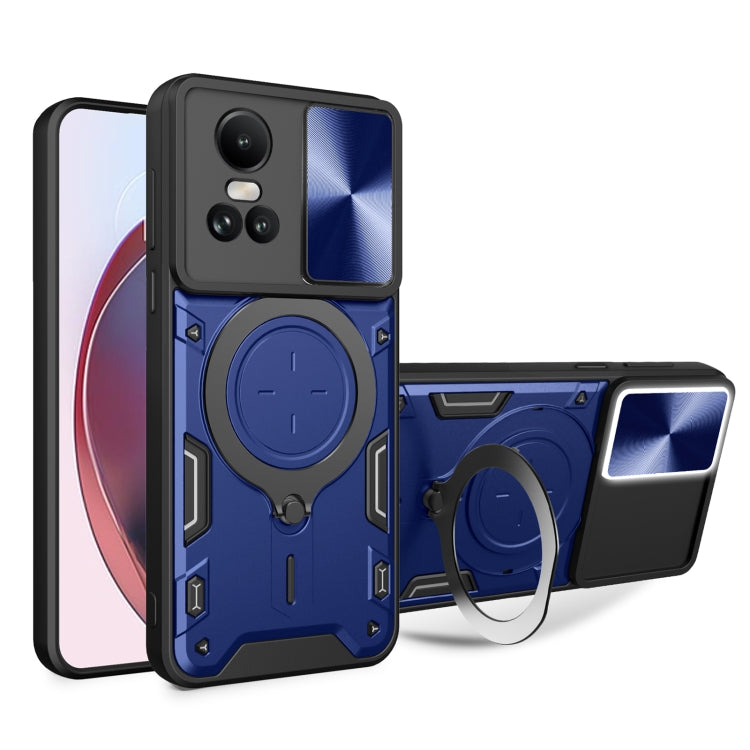 CD Texture Sliding Camshield Magnetic Holder Phone Case, For OPPO Find X8, For OPPO A3x 5G India / A3x 4G, For OPPO Reno12 F 5G Global, For OPPO A3 Pro 5G India, For OPPO Reno12 Pro 5G Global, For OPPO Reno12 5G Global, For OPPO Reno11 F 5G Global�����...