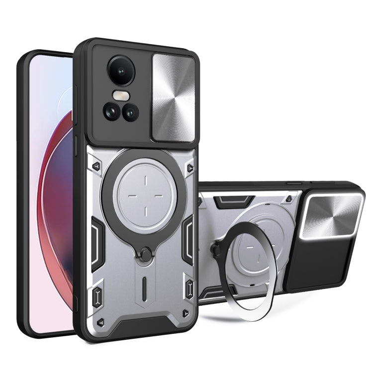 CD Texture Sliding Camshield Magnetic Holder Phone Case, For OPPO Find X8, For OPPO A3x 5G India / A3x 4G, For OPPO Reno12 F 5G Global, For OPPO A3 Pro 5G India, For OPPO Reno12 Pro 5G Global, For OPPO Reno12 5G Global, For OPPO Reno11 F 5G Global�����...