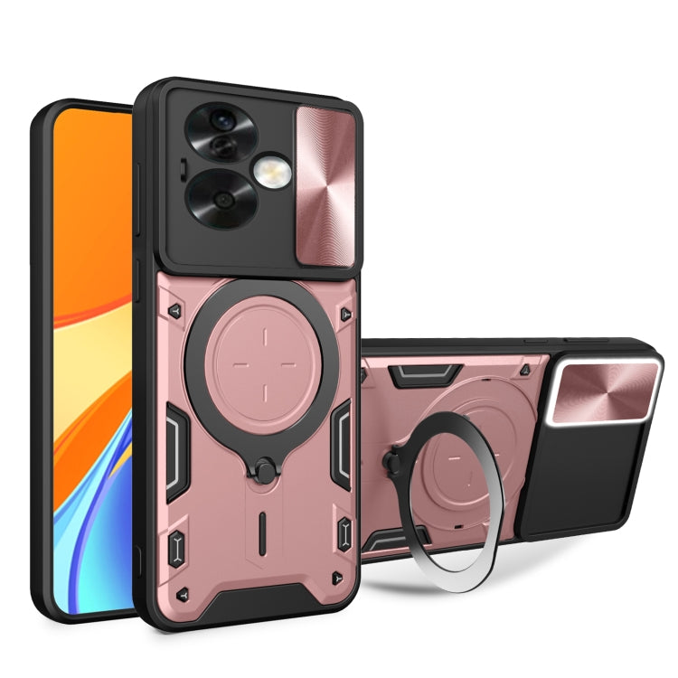 CD Texture Sliding Camshield Magnetic Holder Phone Case, For OPPO A17 4G, For OPPO Reno8 Pro 5G, For OPPO Reno8 5G, For OPPO Reno7 4G / F21 Pro 4G, For OPPO Reno7 5G, For OPPO Reno 6 4G, For OPPO A15 / A15s / A35 2021, For OPPO A53 4G������������������...