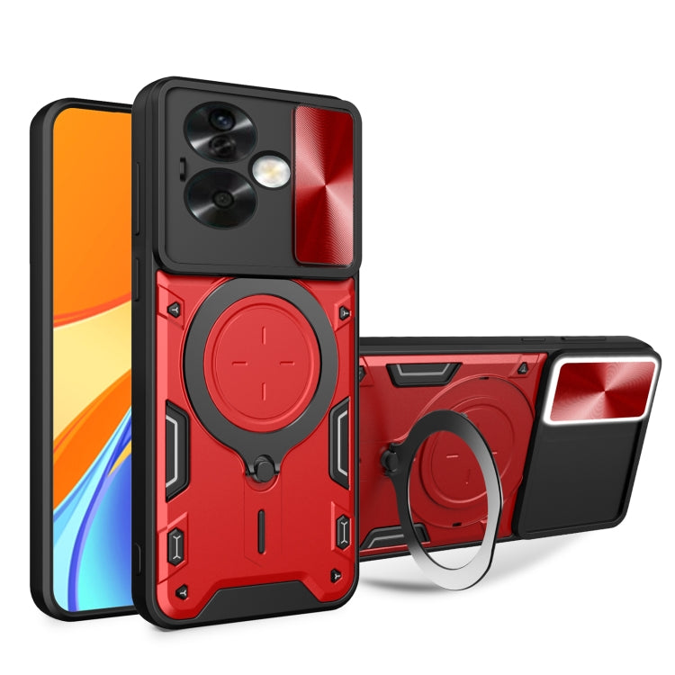 CD Texture Sliding Camshield Magnetic Holder Phone Case, For OPPO A17 4G, For OPPO Reno8 Pro 5G, For OPPO Reno8 5G, For OPPO Reno7 4G / F21 Pro 4G, For OPPO Reno7 5G, For OPPO Reno 6 4G, For OPPO A15 / A15s / A35 2021, For OPPO A53 4G������������������...